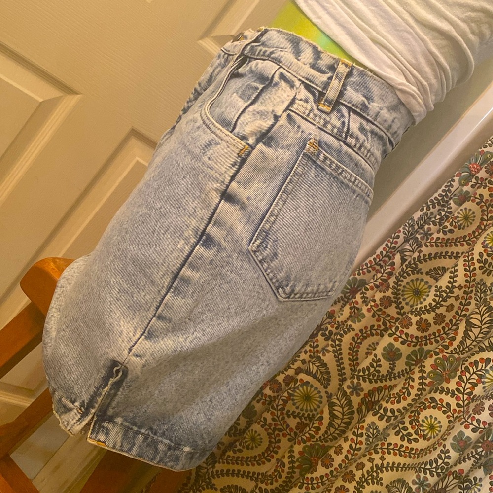 Vintage Blue JORDACHE Denim Jean Pencil Skirt - Picture 8 of 15